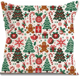 HAPPY CHRISTMAS WZ. 8 - Hydrofobní česaná teplákovina