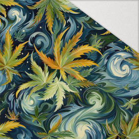 Hemp leaves WZ. 6 - Hydrofobní česaná teplákovina