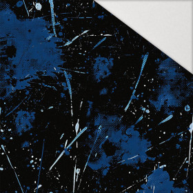 NAVY GRUNGE wz. 2 - Hydrofobní česaná teplákovina