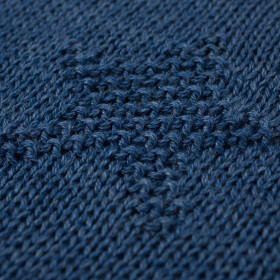 DEKA (HVĚZDY) / jeans S - tenký panel pletený