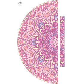 BAREVNÁ MANDALA vz. 2 - panel kalhot "MAXI" - Viskózový jersey