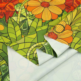 KVĚTOVÁ DŽUNGLE - lycra pro plavky 240g