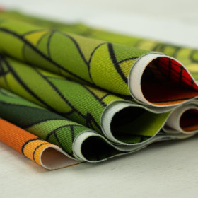 KVĚTOVÁ DŽUNGLE - lycra pro plavky 240g