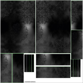 ZVÍŘECÍ POSTEL - MISTY MANDALA - sada siti