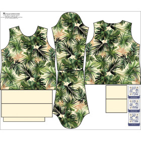 DÁMSKÁ MIKINA (HANA) BASIC - MONSTERA wz.9 - teplákovina