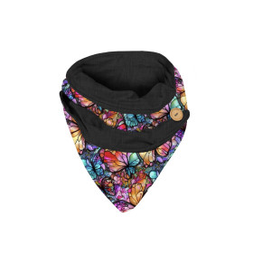 MOTÝLI / VITRÁŽ - Sada šátek pletenec