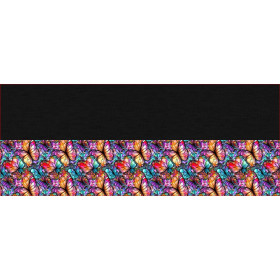 MOTÝLI / VITRÁŽ - Sada šátek pletenec