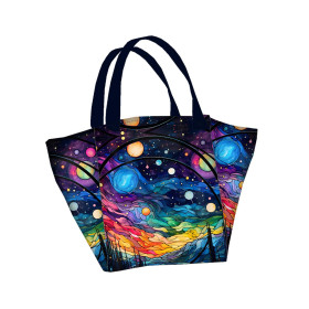 Taška XL s sáčkem 2 v 1 - NEON GALAXY VZ.11 - Sada šití