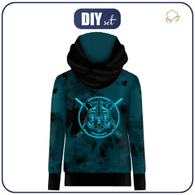 UNISEX HYDROFOBNÍ MIKINA UNISEX - NEON GALAXY vz.8 - Sada šití