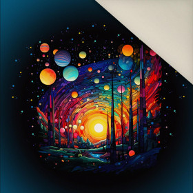 NEON GALAXY WZ.9 - panel (60cm x 50cm)  Potahový velur 
