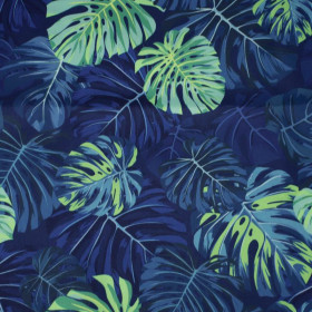 MONSTERA 2.0 / navy - tkanina voděodolná