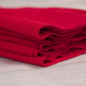 W-09 červená - viskózový úplet single jersey 210g