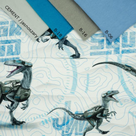 RAPTOR SQUAD / azurový - single jersey TE210