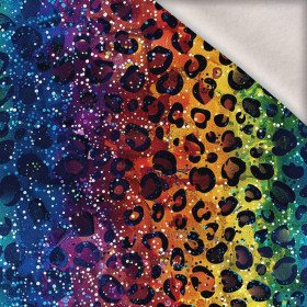 HOLOGRAPHIC RAINBOW wz. 3 - teplákovina počesaná s elastanem ITY