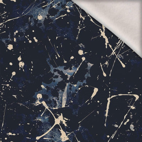NAVY GRUNGE wz. 6 - teplákovina počesaná s elastanem ITY