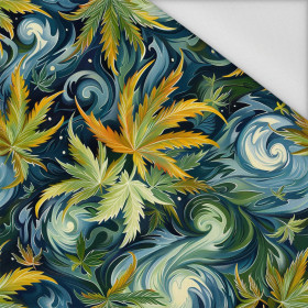 Hemp leaves WZ. 6 - tkanina wodoodporna