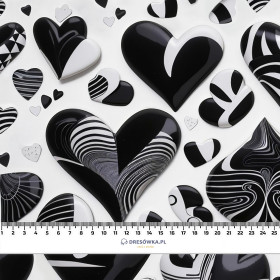 VALENTINE'S DAY 2 - teplákovina počesaná s elastanem ITY