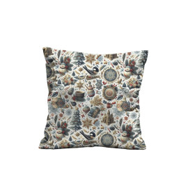 Vintage Christmas wz.22 - Tkanina na ubrusy