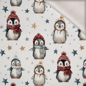 WINTER ANIMALS WZ.4 - teplákovina počesaná s elastanem ITY