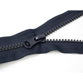 Kostěný zip 60cm dělitelný (Z) - navy