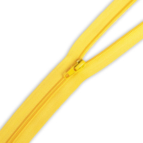Spirálový zip 40cm dělitelný - hořčicový