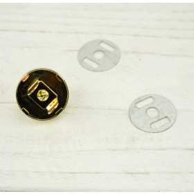 Magnetická spona 18mm - zlatá
