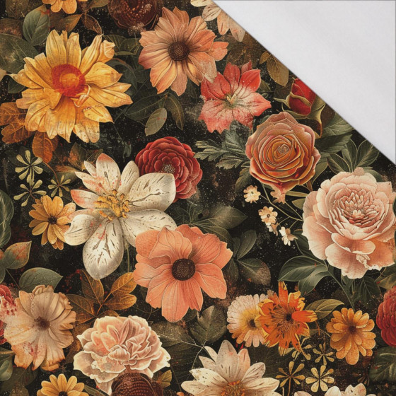 AUTUMN FLOWERS VZ. 2 - single jersey 