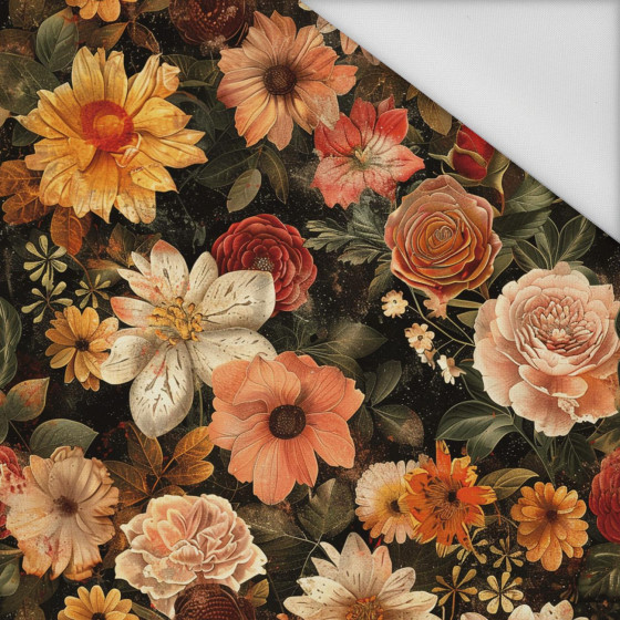 AUTUMN FLOWERS VZ. 2 - tkanina wodoodporna