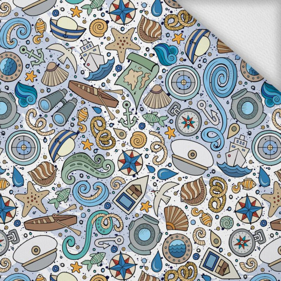 V MOŘI / bílá - teplákovina