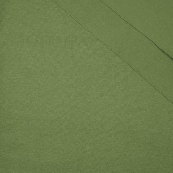B-04 OLIVOVÝ ZELENÝ - úplet tričkovina s elastanem TE210