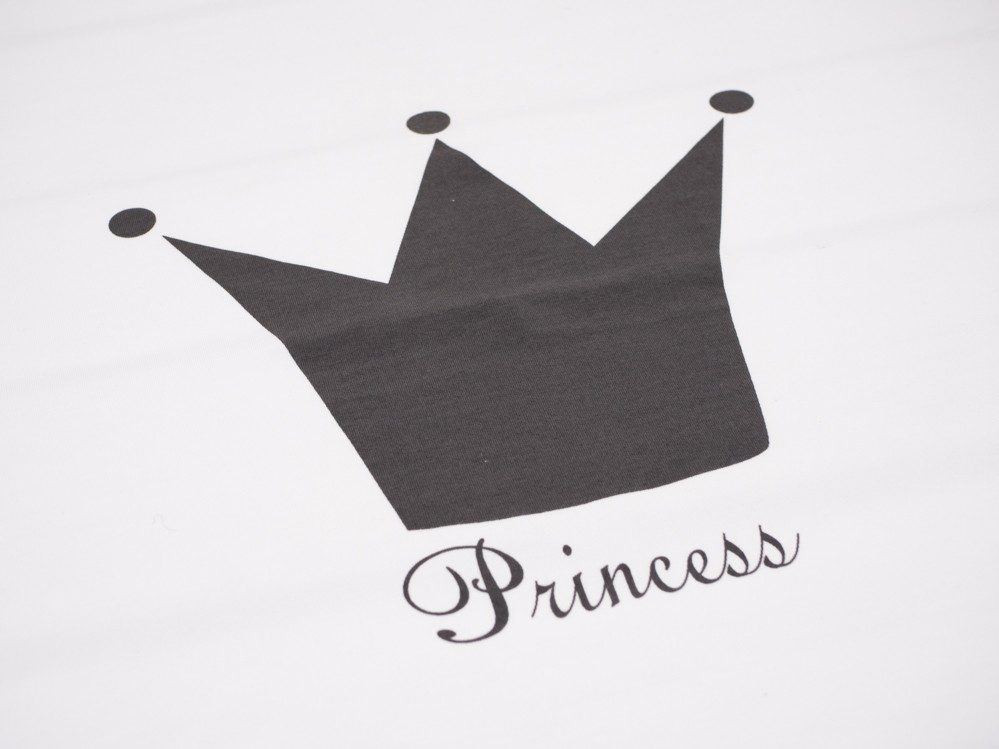 PRINCESS (grafitový) "L" / B-00 bílý - panel úplet TE210