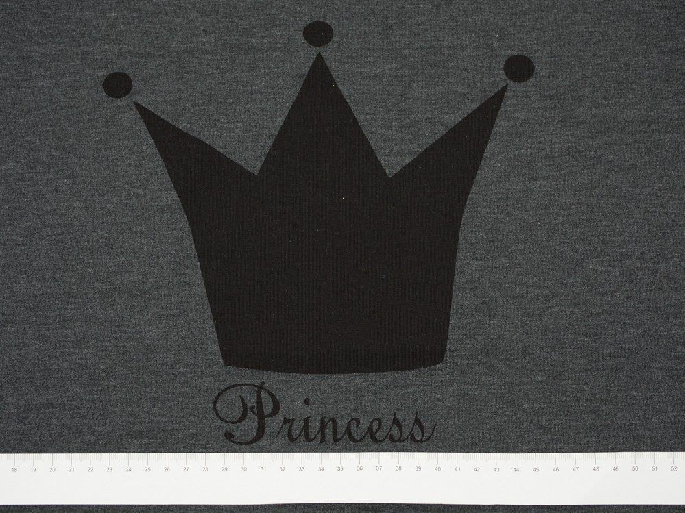 PRINCESS (černý) "L" / grafitový - panel úplet TE210