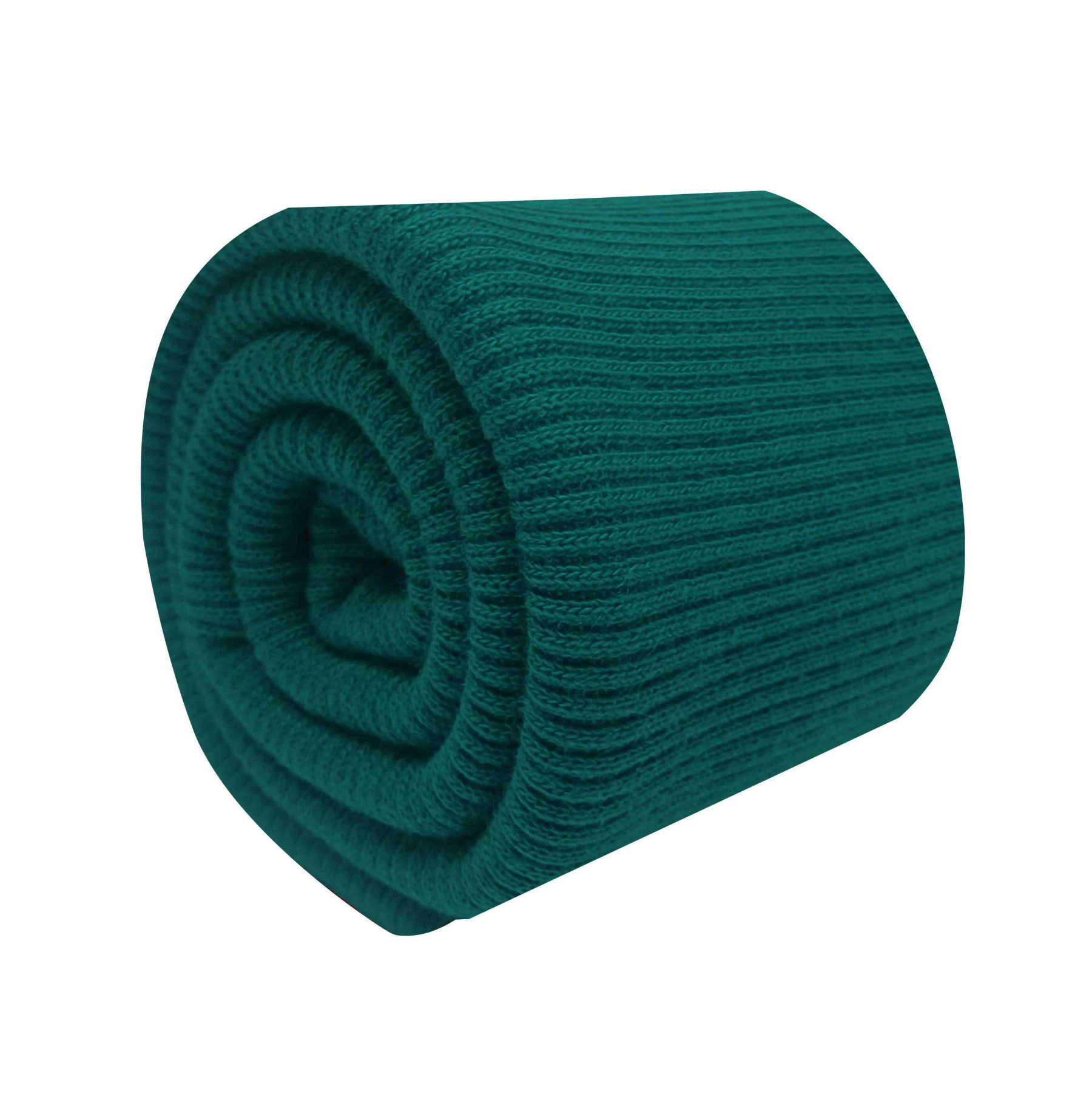 Náplet žebrovaný teplákovina SD - DARK TEAL (D-41)