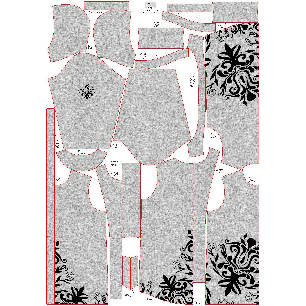 DÁMSKÁ BUNDA PARKA (ANNA) - DAMASCO OBRYS / šedá - softshell