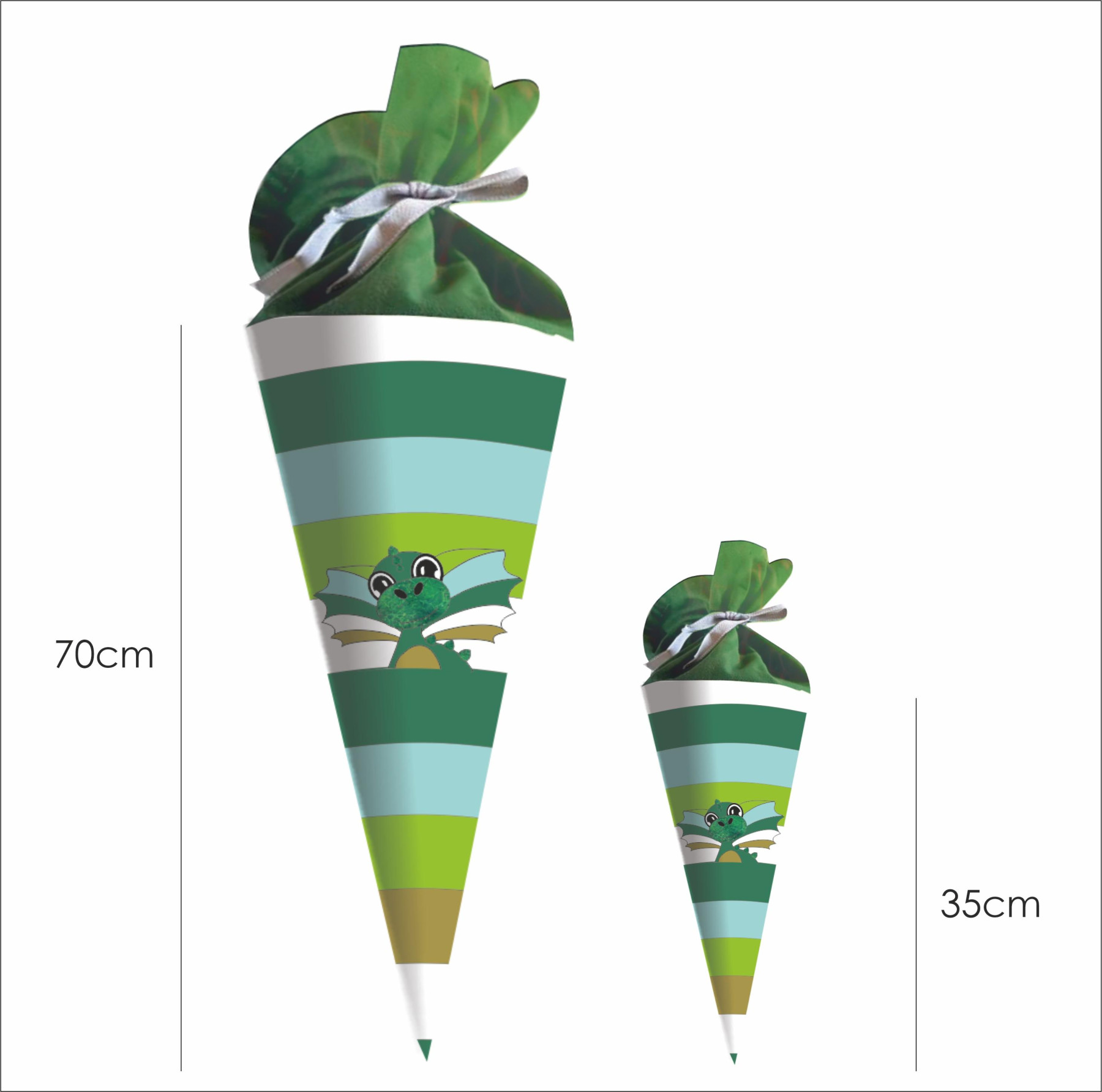 První třída Candy Cone - DRAK DINO / Velikost na výběr