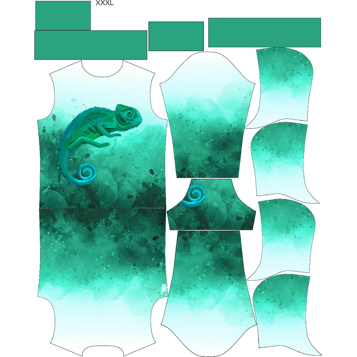 PÁNSKÁ MIKINA S KAPUCÍ (COLORADO) - CHAMELEON - SADA ŠITÍ