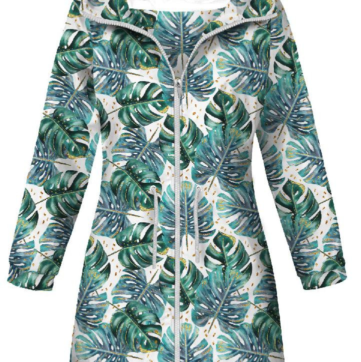 DÁMSKÁ BUNDA PARKA (ANNA) - MONSTERA vz. 4 / bílý - softshell