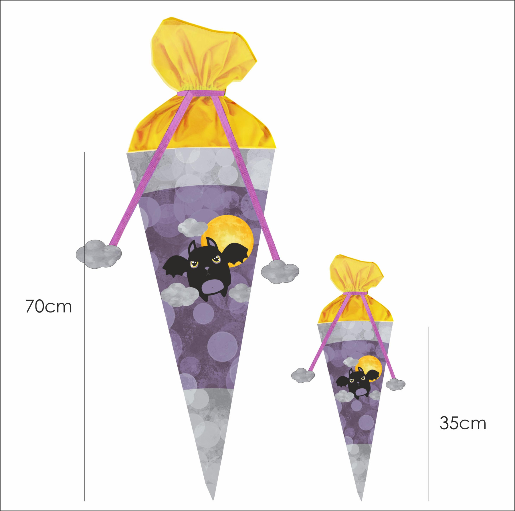 První třída Candy Cone - NETOPÝR LUCÍK / Velikost na výběr