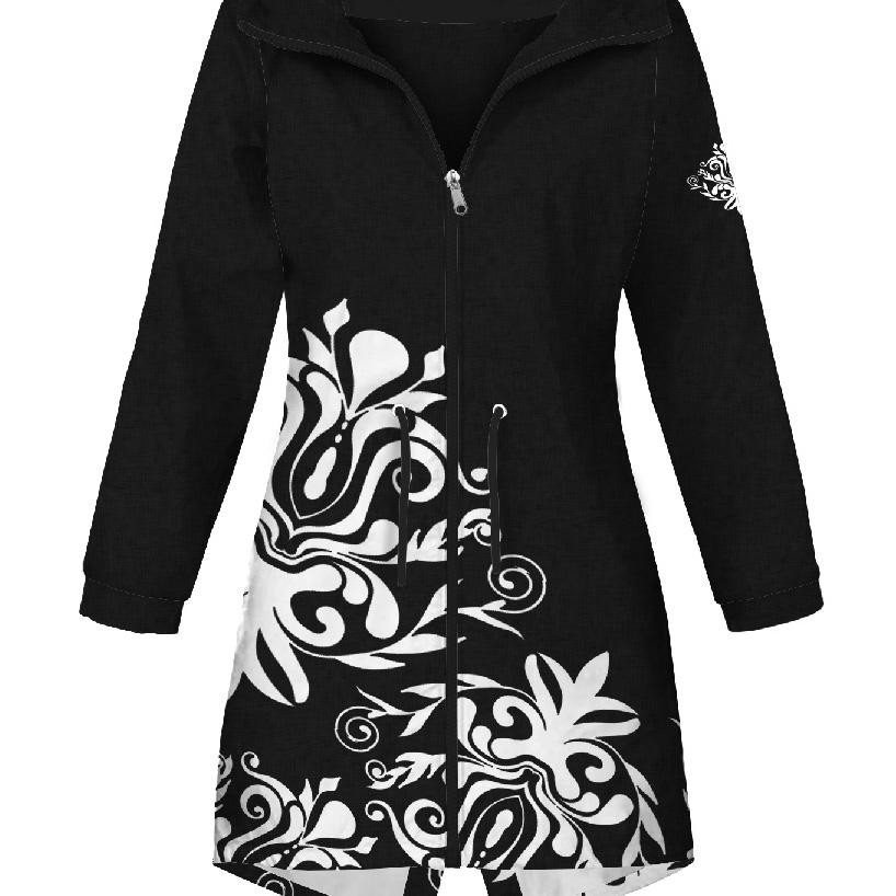 DÁMSKÁ BUNDA PARKA (ANNA) - DAMASCO OBRYS / černy - softshell