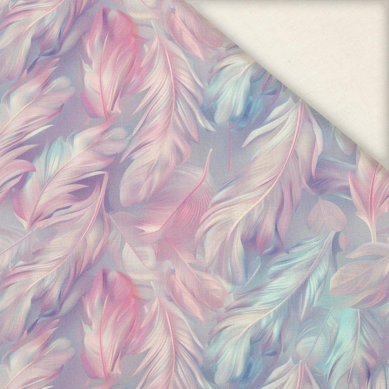 Vzor peří 2 - Len 100%