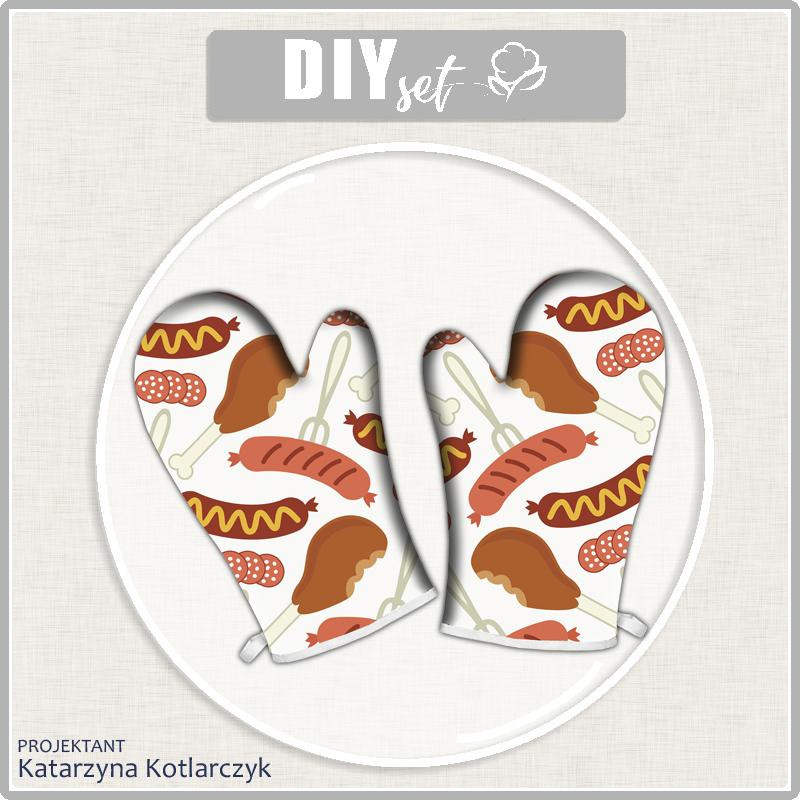 KUCHYŇSKÉ RUKAVICE - OKTOBERFEST GRILL