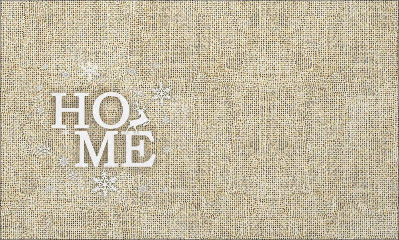 HOME - juta - panel, bavlněné tkaniny 