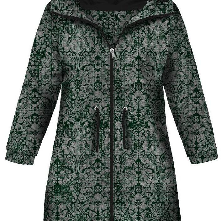 DĚTSKÁ BUNDA PARKA (ARIEL) - KOUZELNÝ DAMASCO vz. 1 (KOUZELNÁ ŠKOLA) / zelená - softshell