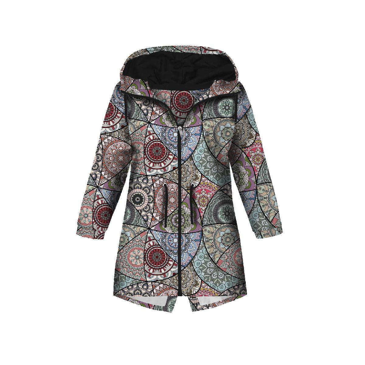 DĚTSKÁ BUNDA PARKA (ARIEL) - VITRÁŽ / aqua - softshell