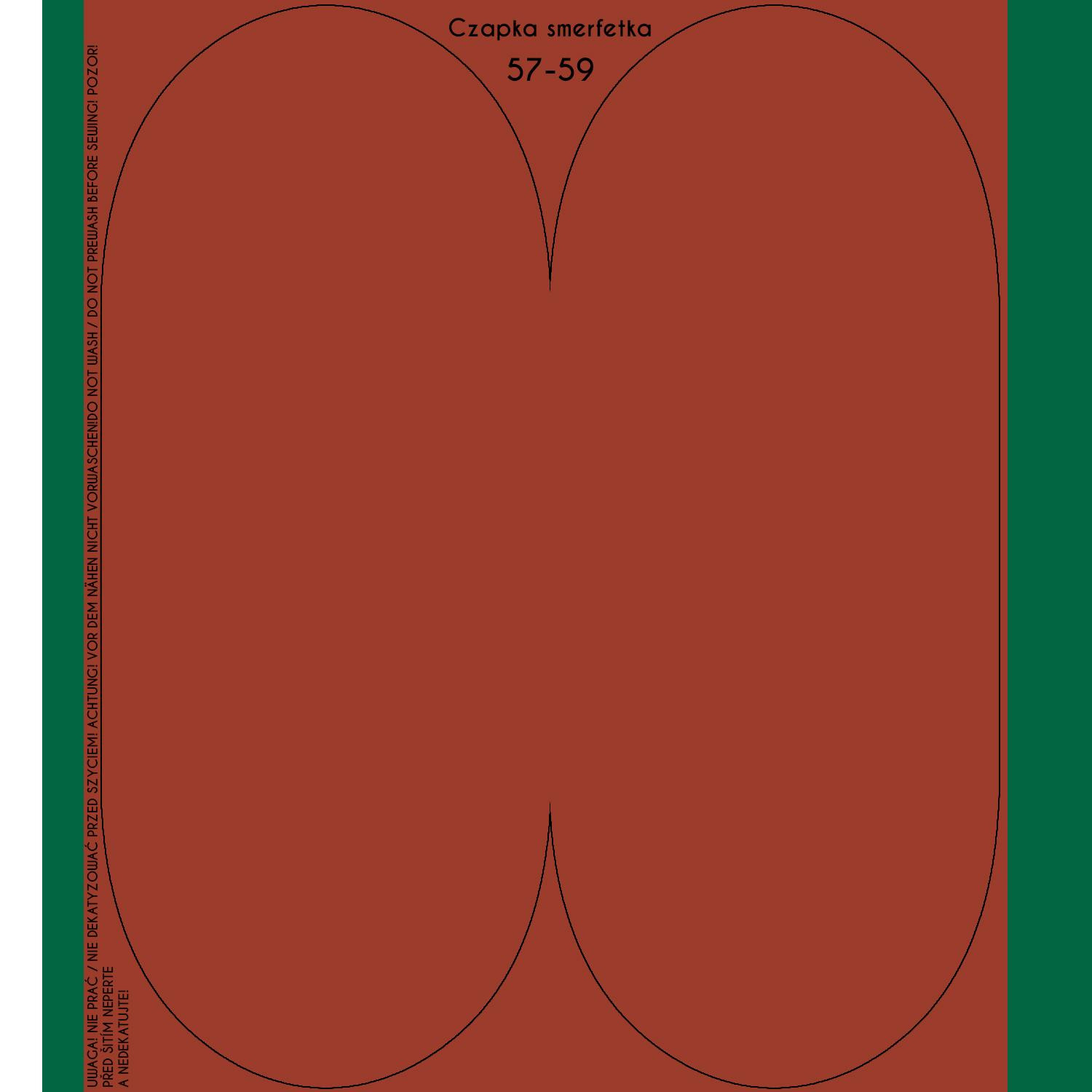 ČEPICE “Šmoulinka” - B-28 POTTERS CLAY / Velikost na výběr