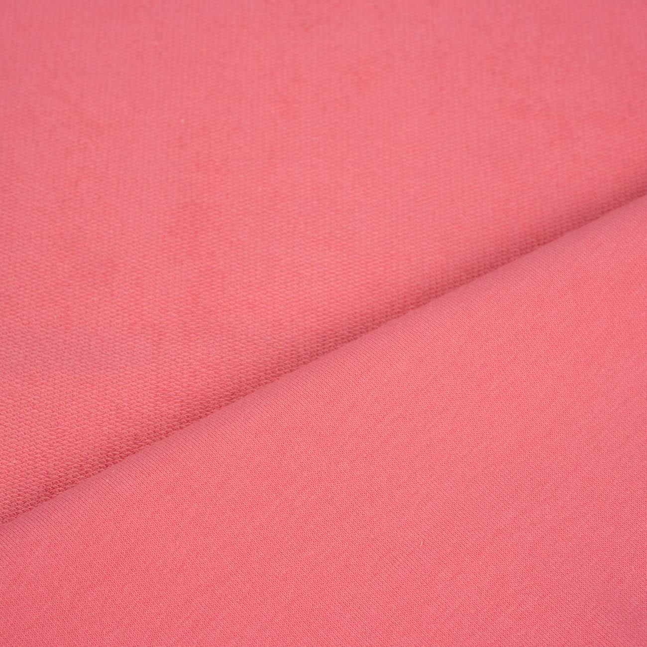D-107 CANDY PINK - teplákovina s elastanem PE260