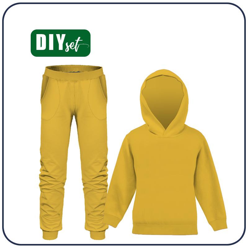 DĚTSKÉ TEPLÁKY (OSLO) - B-14 - SPICY MUSTARD - teplákovina
