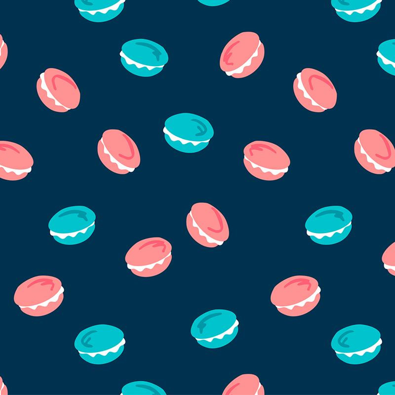 Macarons ( J'adore Paris) / navy