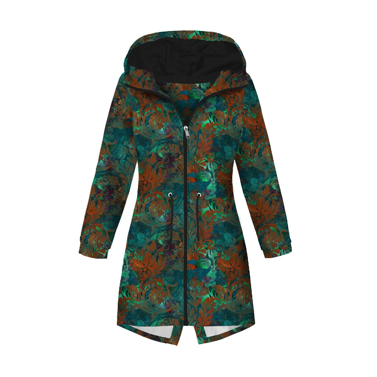DÁMSKÁ BUNDA PARKA (ANNA) - FLORAL Vz. 4 - softshell