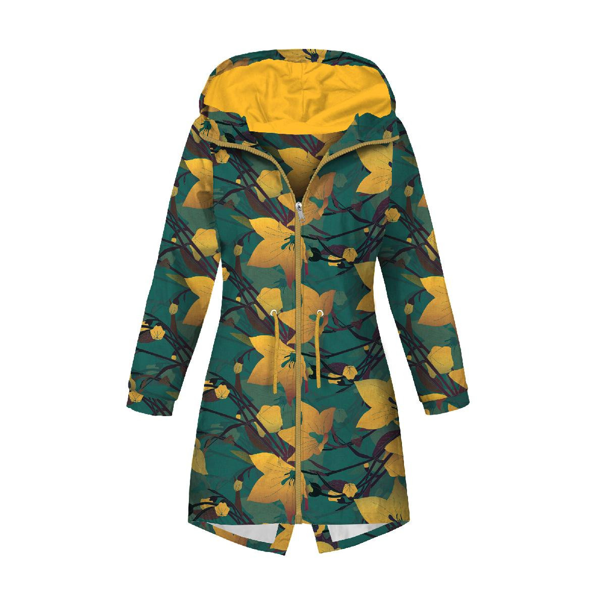 DÁMSKÁ BUNDA PARKA (ANNA) - KVĚTY vz. 6 (mořský) - softshell
